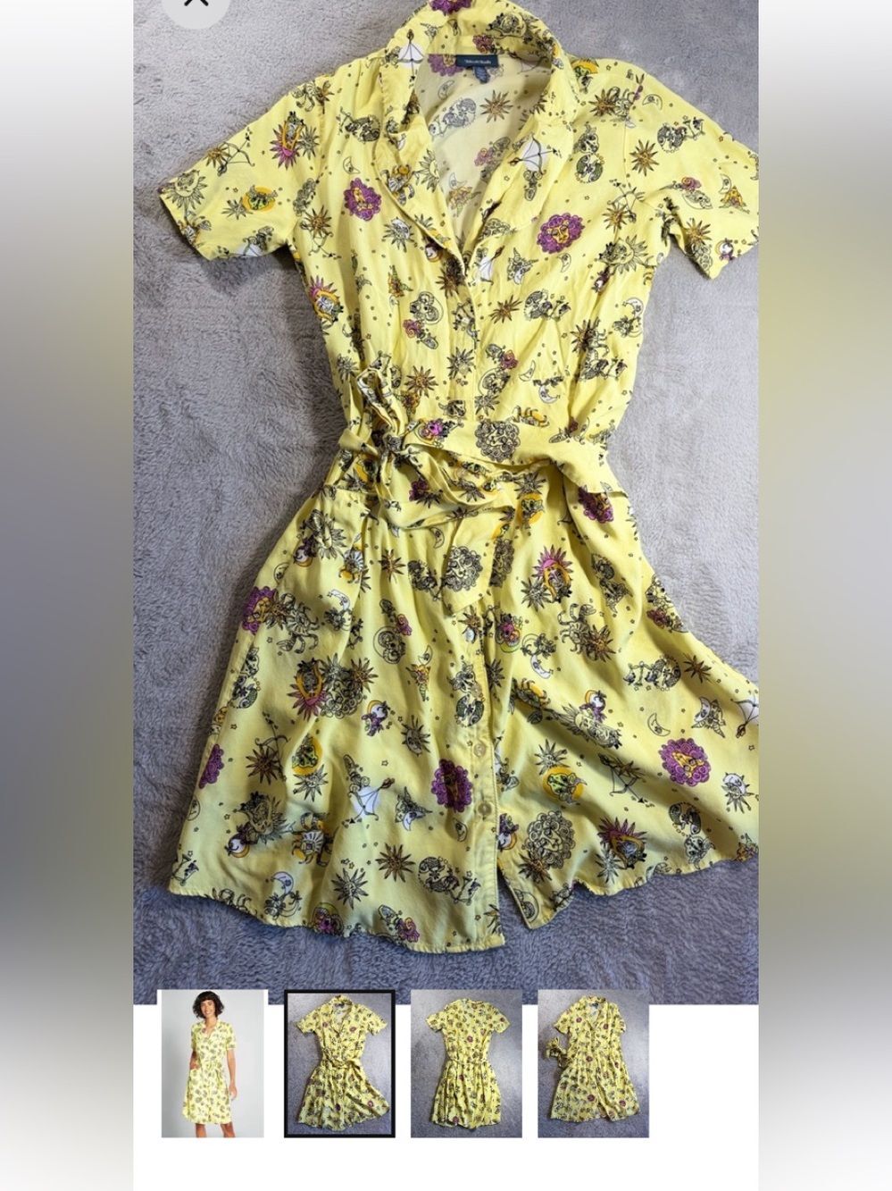 ModCloth "Home on the Prairie" shirt dress L